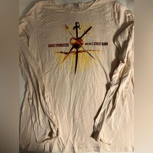 Cream Vintage Bruce Springsteen T shirt/ never worn